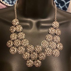 NWT statement necklace with matching earrings